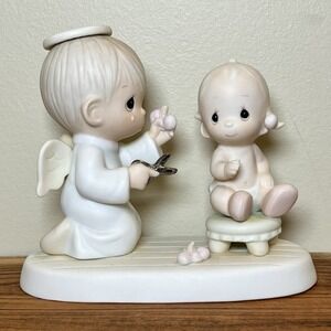Precious Moments "Baby's First Haircut" #12211 Figurine 1984